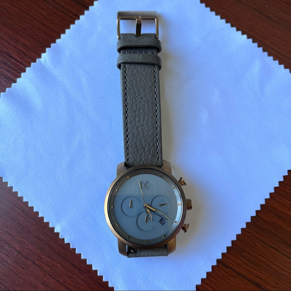 MVMT Mens Watch Element Chrono Grey Bronze
